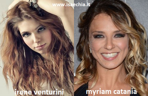 Somiglianza tra Irene Venturini e Myriam Catania - Somiglianza-tra-Irene-Venturini-e-Myriam-Catania