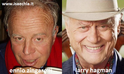 Somiglianza tra <b>Ennio Zingarelli</b> e Larry Hagman - Somiglianza-tra-Ennio-Zingarelli-e-Larry-Hagman