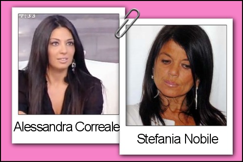 Somiglianza tra Alessandra Correale e Stefania Nobile