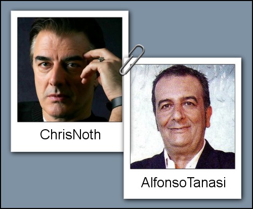 Somiglianza tra Alfonso Tanasi e Chris Noth