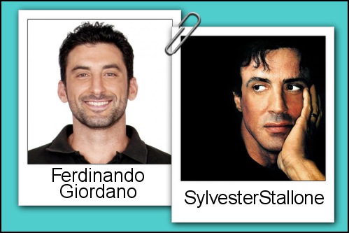 Somiglianza tra Ferdinando Giordano e Sylvester Stallone