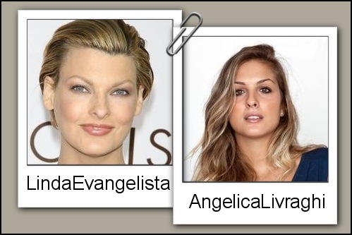 Somiglianza tra Angelica Livraghi e Linda Evangelista