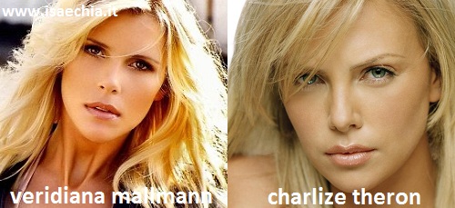 Somiglianza tra Veridiana Mallmann e Charlize Theron