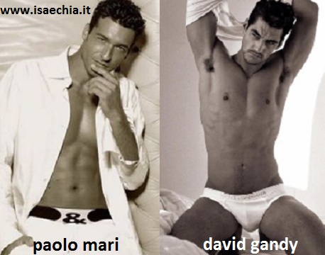 Somiglianza tra Paolo Mari e David Gandy