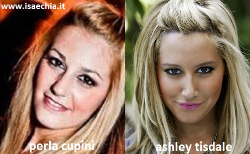 Somiglianza tra Perla Cupini e Ashley Tisdale