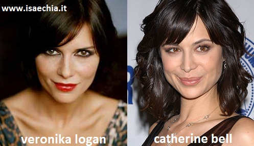 Somiglianza tra Veronika Logan e Catherine Bell