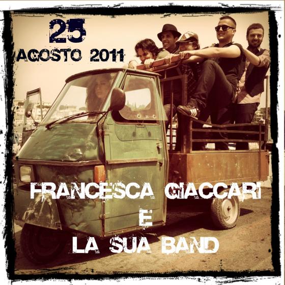 Francesca Giaccari e la sua band