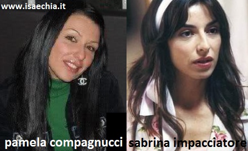 Somiglianza tra Pamela Compagnucci e Sabrina Impacciatore