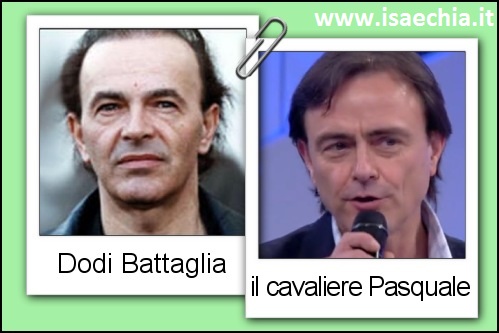 Somiglianza tra il cavaliere Pasquale e Dodi Battaglia