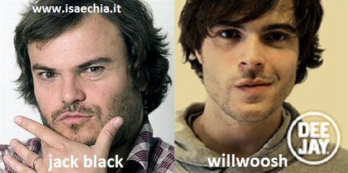 Somiglianza tra Jack Black e Willwoosh