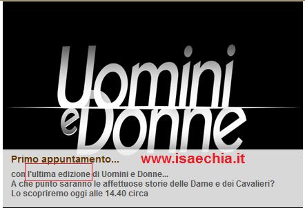 Uomini e donne