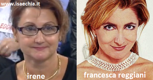 Somiglianza tra la dama Irene e Francesca Reggiani