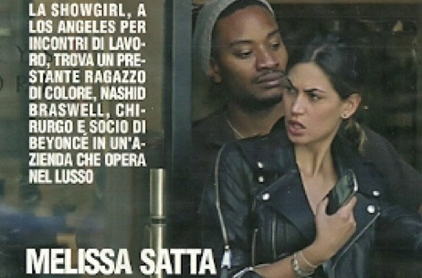 Melissa Satta e Nashid Brasell