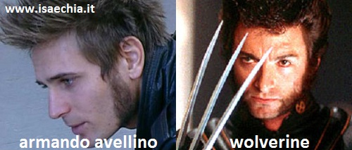 Somiglianza tra Armando Avellino e Wolverine