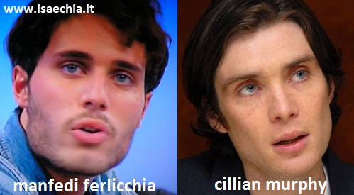 Somiglianza tra Manfredi Ferlicchia e Cillian Murphy