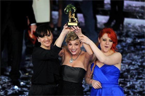 Sanremo 2012: il podio