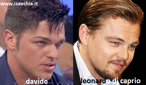 Somiglianza tra Davide del Trono under e Leonardo DiCaprio