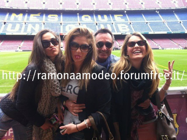 Ramona Amodeo, Chiara Sammartino e Pasqualina Sanna a Barcellona