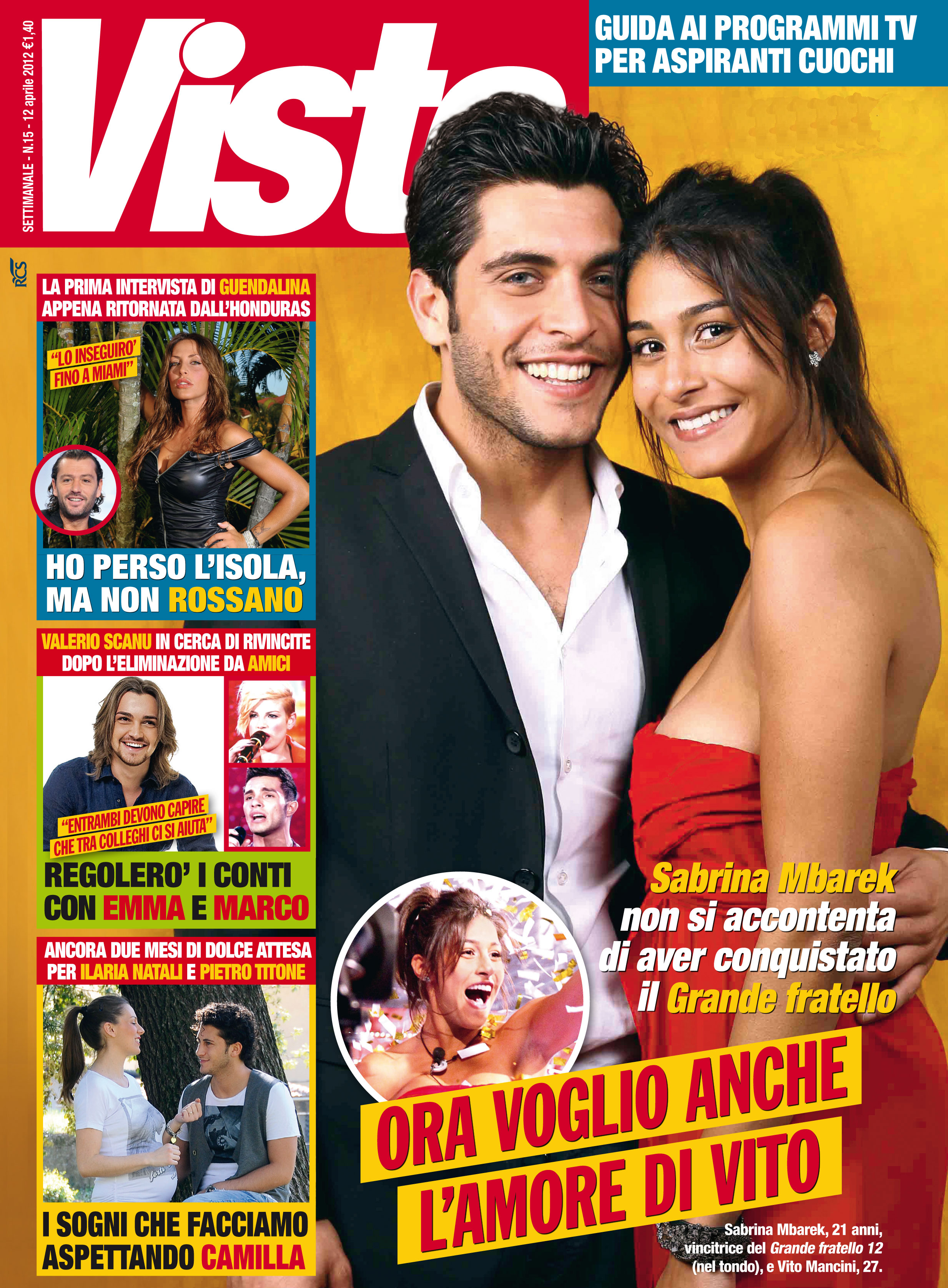 Sabrina Mbarek e Vito Mancini in copertina su Visto