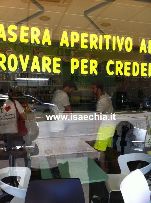 Antonio Passarelli nel bar di Gabrio Gamma