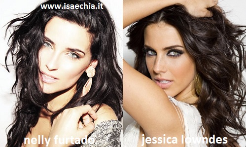 Somiglianza tra Nelly Furtado e Jessica Lowndes