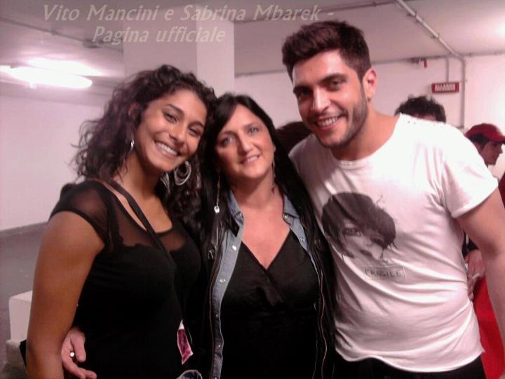 Vito Mancini e Sabrina Mbarek al concerto dei Negramaro