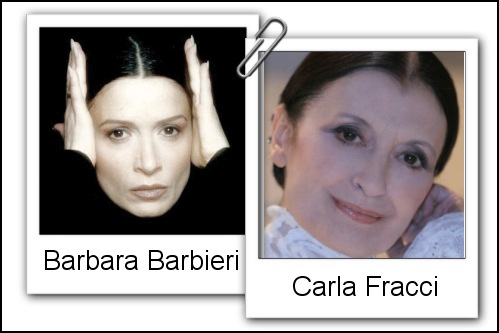 Somiglianza tra Barbara Barbieri e Carla Fracci