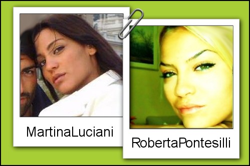 Somiglianza tra Martina Luciani e Roberta Pontesilli