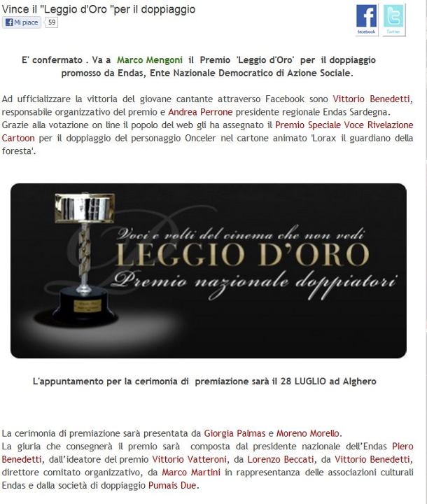 Leggio d'Oro