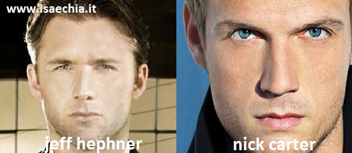 Somiglianza tra Nick Carter e Jeff Hephner