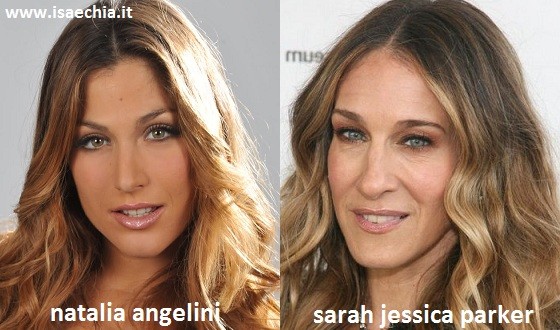 Somiglianza tra Natalia Angelini e Sarah Jessica Parker