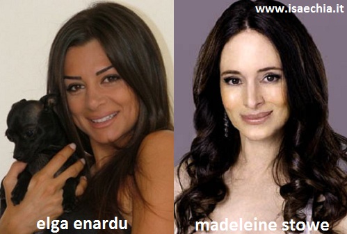 Somiglianza tra Elga Enardu e Madeleine Stowe