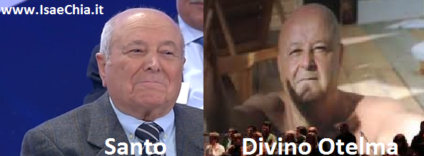 Somiglianza tra Santo del Trono over ed il Divino Otelma