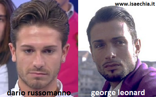 Somiglianza tra Dario Russomanno e George Leonard