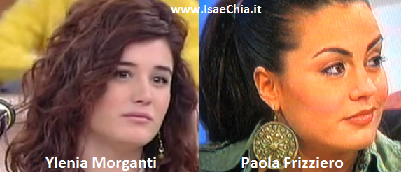 Somiglianza tra Ylenia Morganti e Paola Frizziero