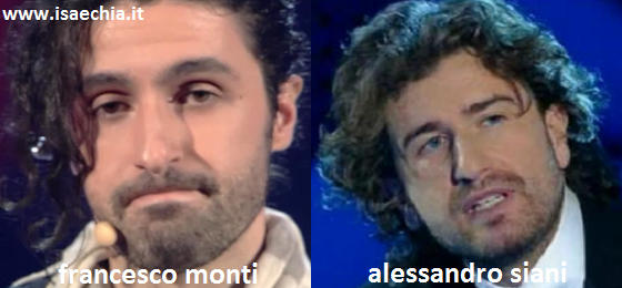 Somiglianza tra Francesco Monti e Alessandro Siani