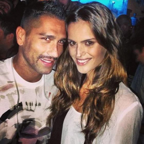 Marco Boriello e Izabel Goulart