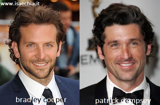  Somiglianza tra Bradley Cooper e Patrick Dempsey