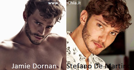 Somiglianza tra Jamie Dornan e Stefano De Martino