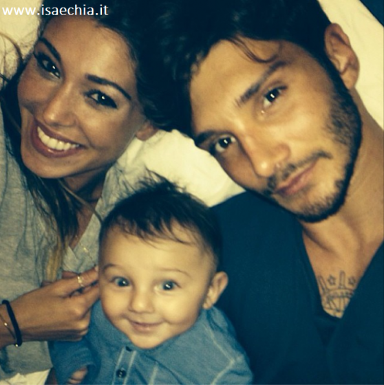 Belen Rodriguez, Stefano De Martino e Santiago De Martino