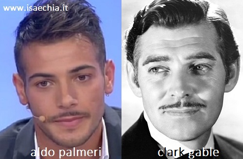 Somiglianza tra Aldo Palmeri e Clark Gable