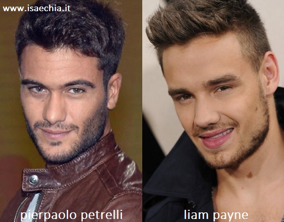 Somiglianza tra Pierpaolo Pretelli e Liam Payne