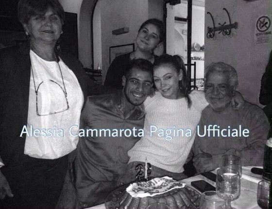 Aldo Palmeri, Alessia Cammarota con la Famiglia di Alessia