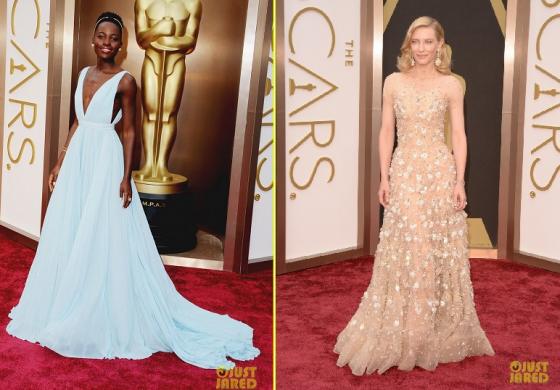 Oscar 2014 - Lupita Nyong'o e Cate Blanchett