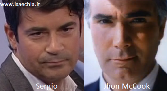 Somiglianza tra Sergio e John McCook