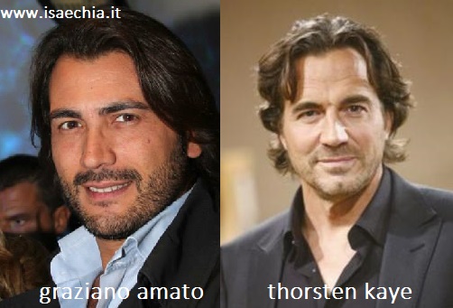 Somiglianza tra Graziano Amato e Thorsten Kaye