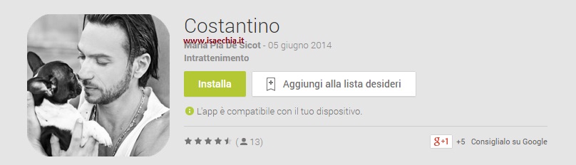 La App di Costantino Vitagliano