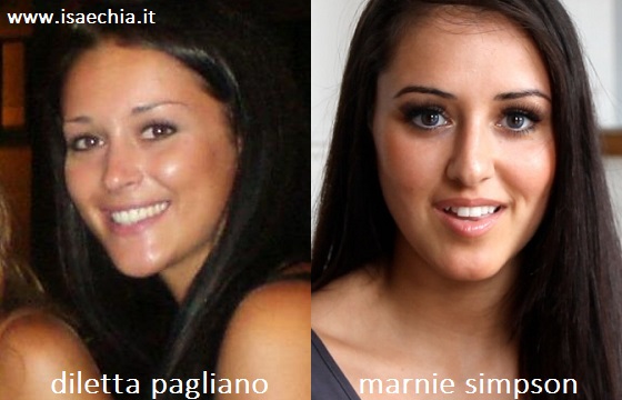 Somiglianza tra Diletta Pagliano e Marnie Simpson