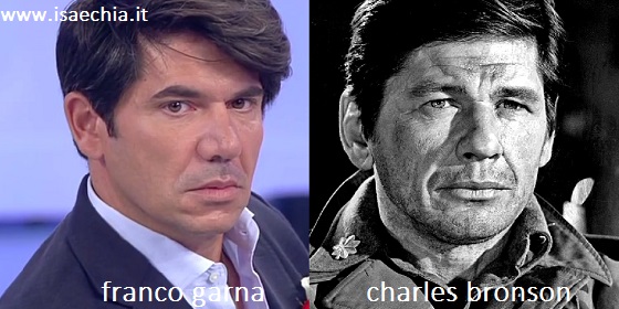 Somiglianza tra Franco Garna e Charles Bronson