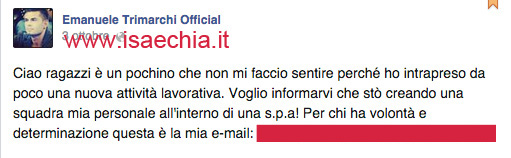 Emanuele Trimarchi su Facebook copia